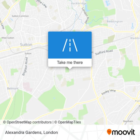 Alexandra Gardens map
