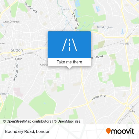 Boundary Road map