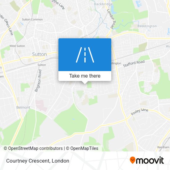 Courtney Crescent map