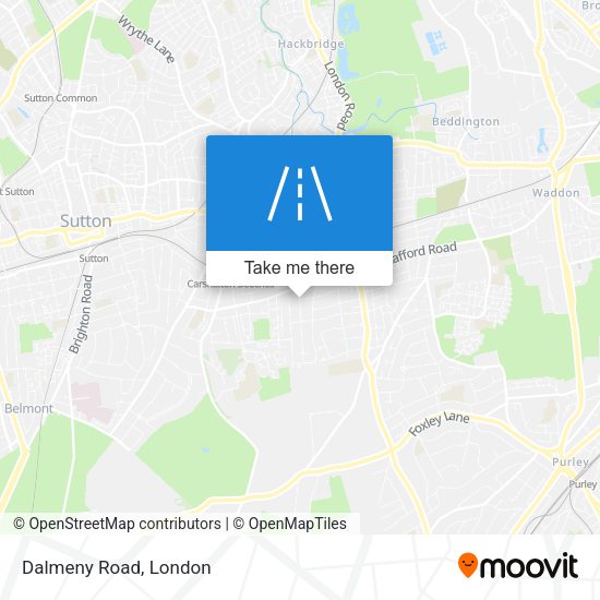 Dalmeny Road map
