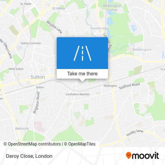 Deroy Close map