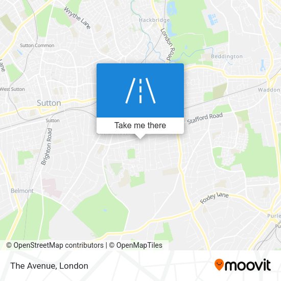 The Avenue map