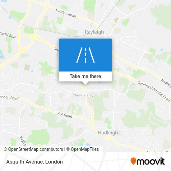 Asquith Avenue map