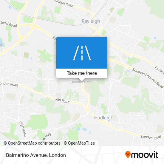 Balmerino Avenue map