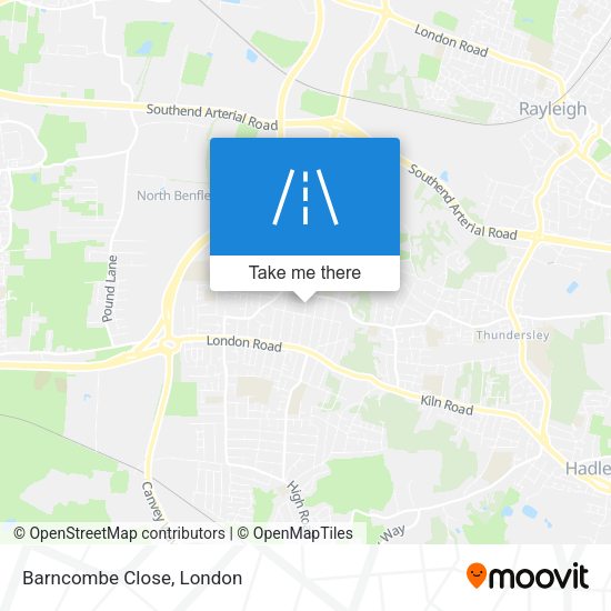 Barncombe Close map