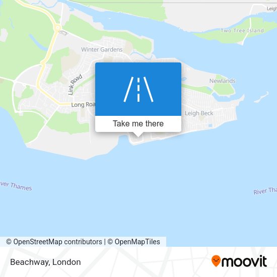 Beachway map