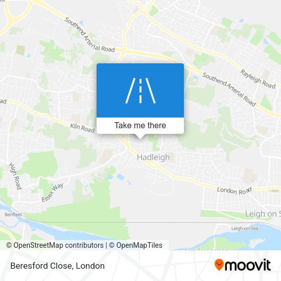 Beresford Close map
