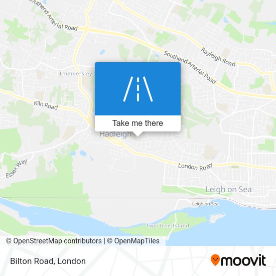 Bilton Road map