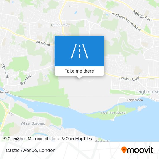 Castle Avenue map