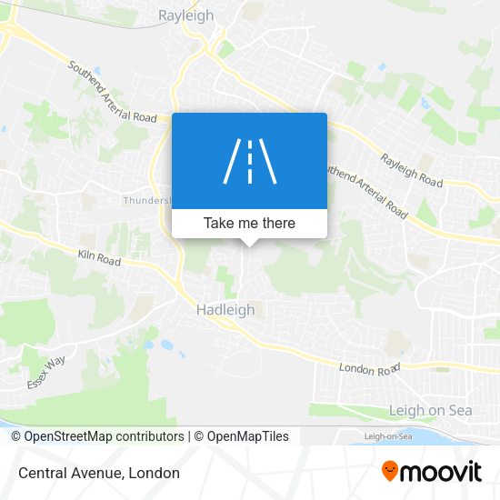 Central Avenue map