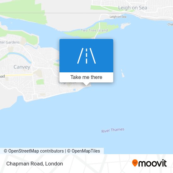 Chapman Road map