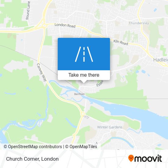 Church Corner map