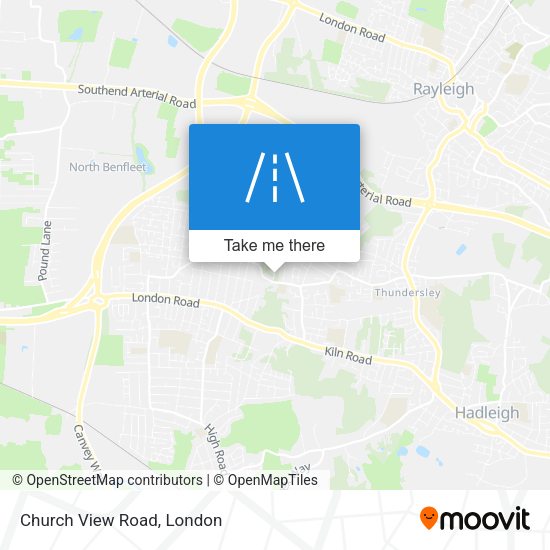 Church View Road map