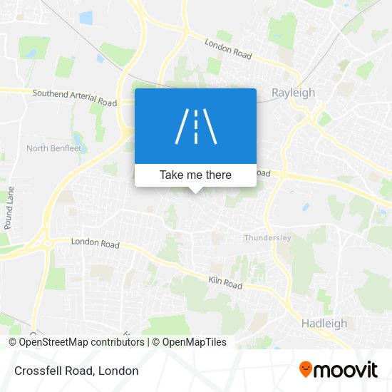 Crossfell Road map