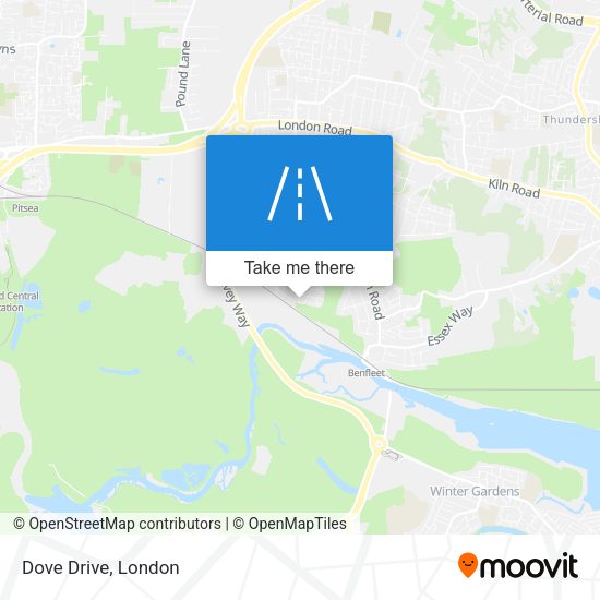 Dove Drive map
