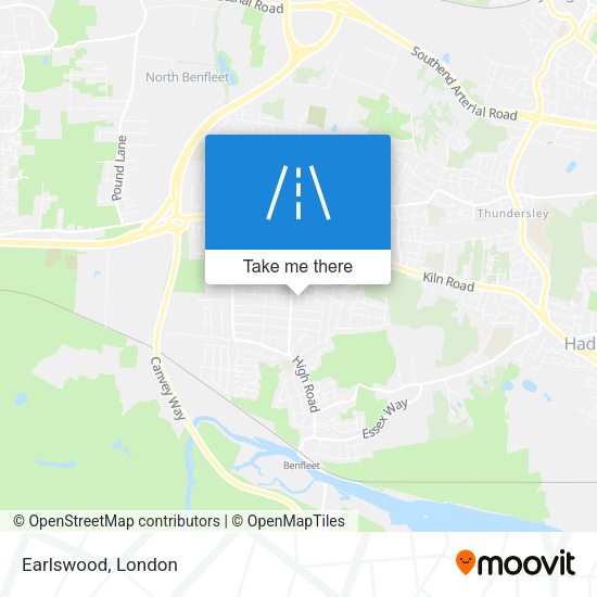 Earlswood map