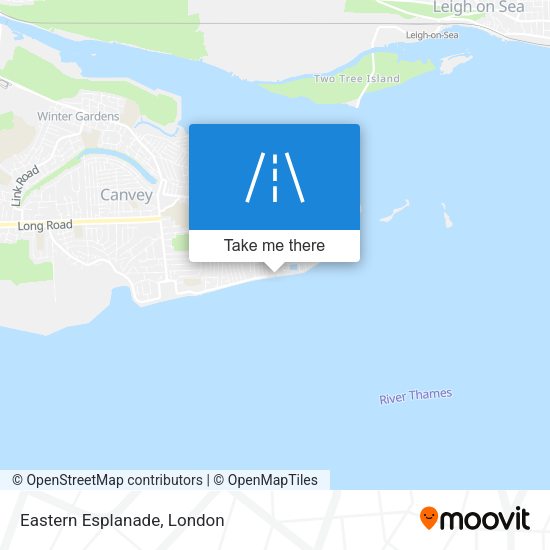 Eastern Esplanade map