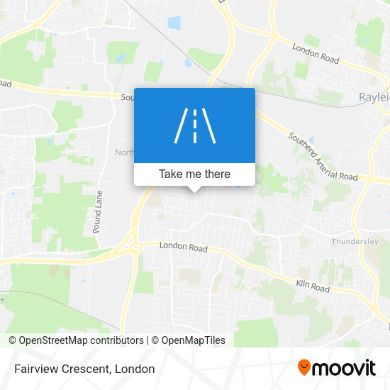 Fairview Crescent map