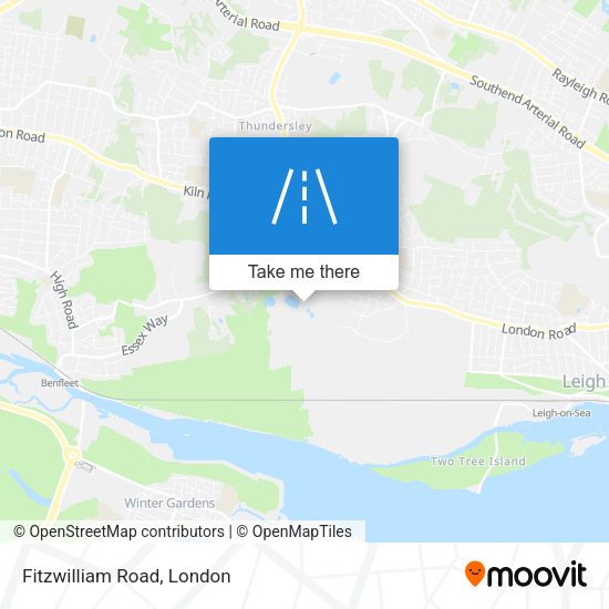 Fitzwilliam Road map