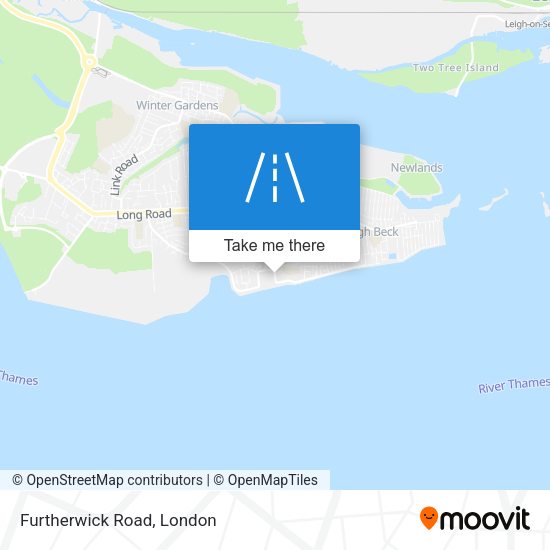 Furtherwick Road map