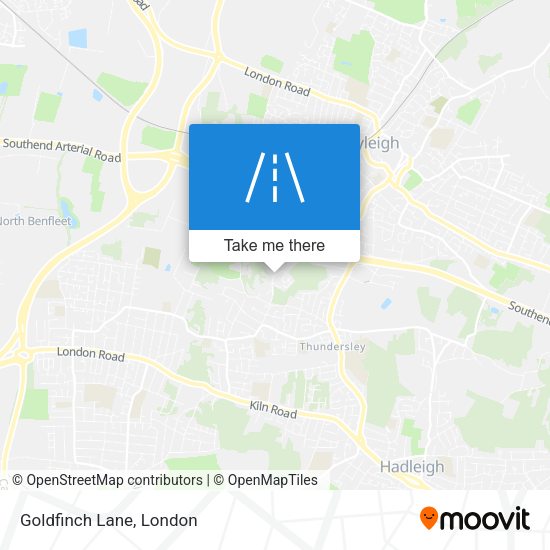 Goldfinch Lane map