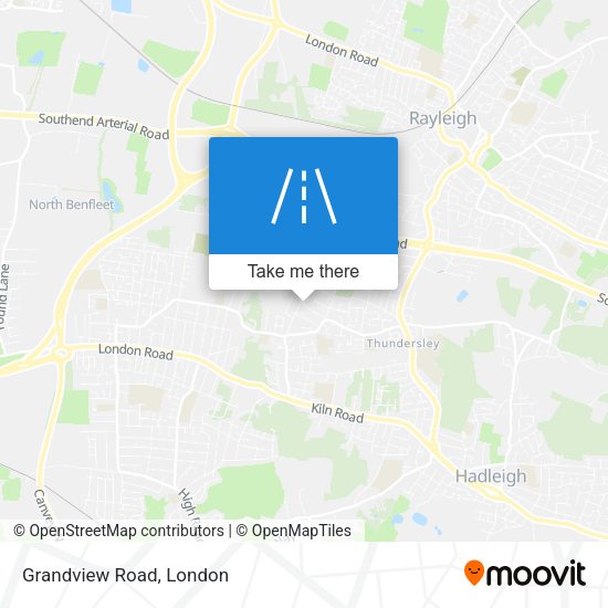 Grandview Road map