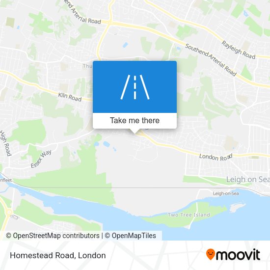 Homestead Road map