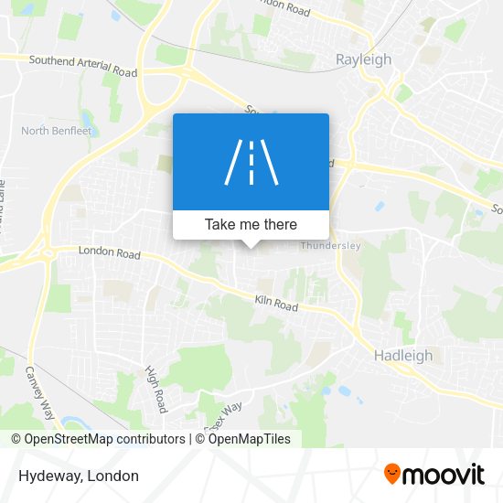 Hydeway map