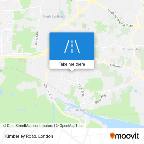 Kimberley Road map