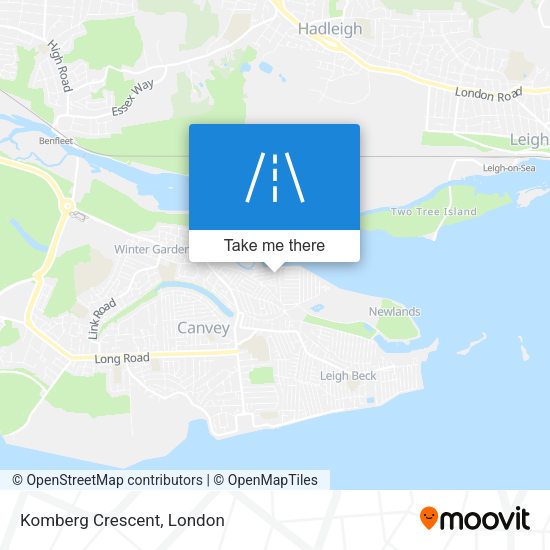 Komberg Crescent map
