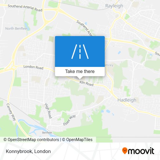 Konnybrook map