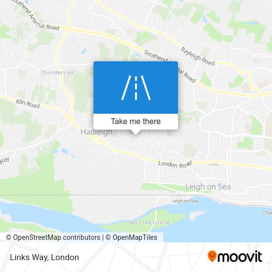 Links Way map