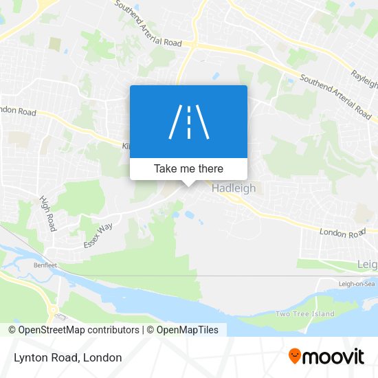 Lynton Road map