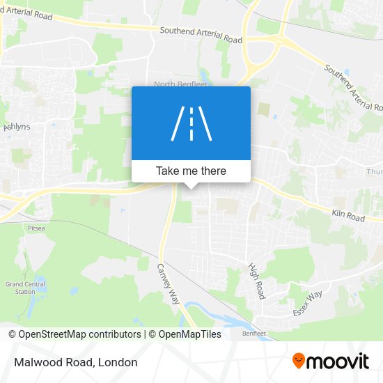 Malwood Road map