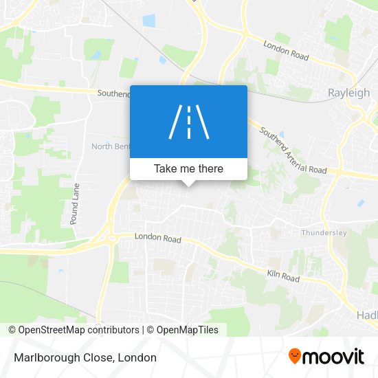 Marlborough Close map