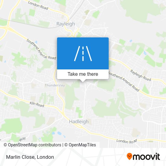 Marlin Close map