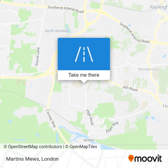 Martins Mews map