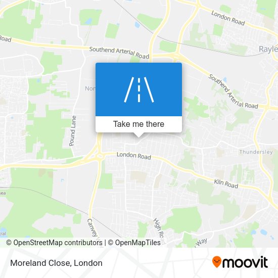 Moreland Close map