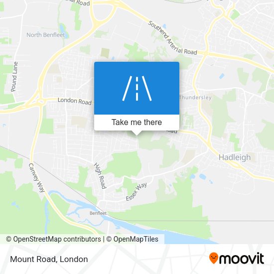 Mount Road map