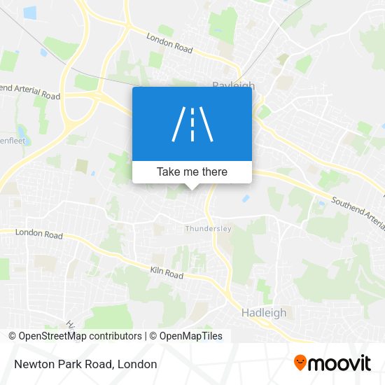 Newton Park Road map