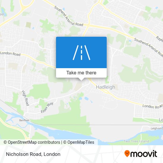 Nicholson Road map