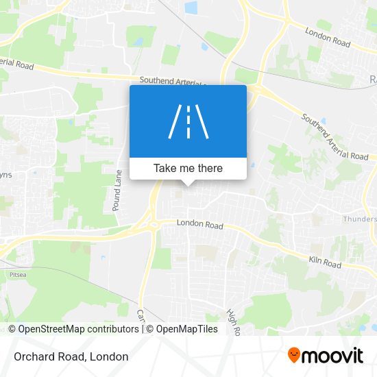 Orchard Road map