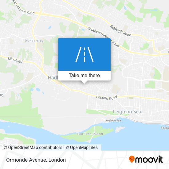 Ormonde Avenue map
