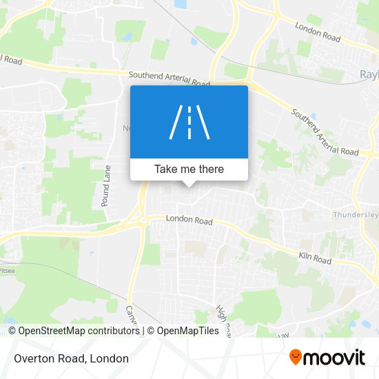Overton Road map