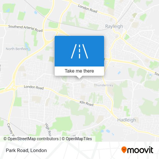 Park Road map