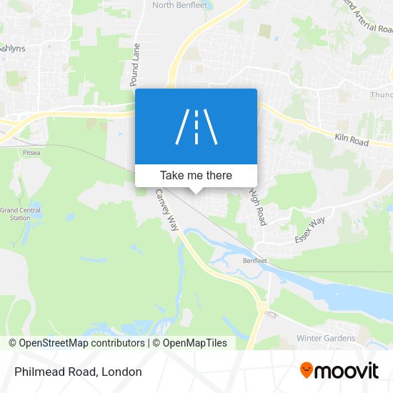 Philmead Road map