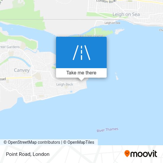 Point Road map