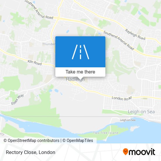 Rectory Close map