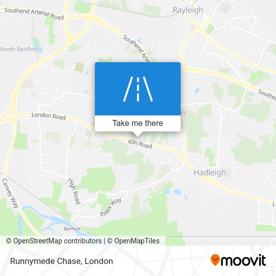 Runnymede Chase map