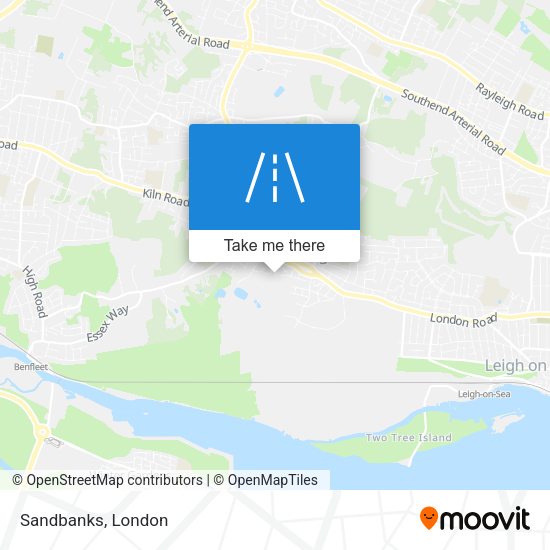 Sandbanks map